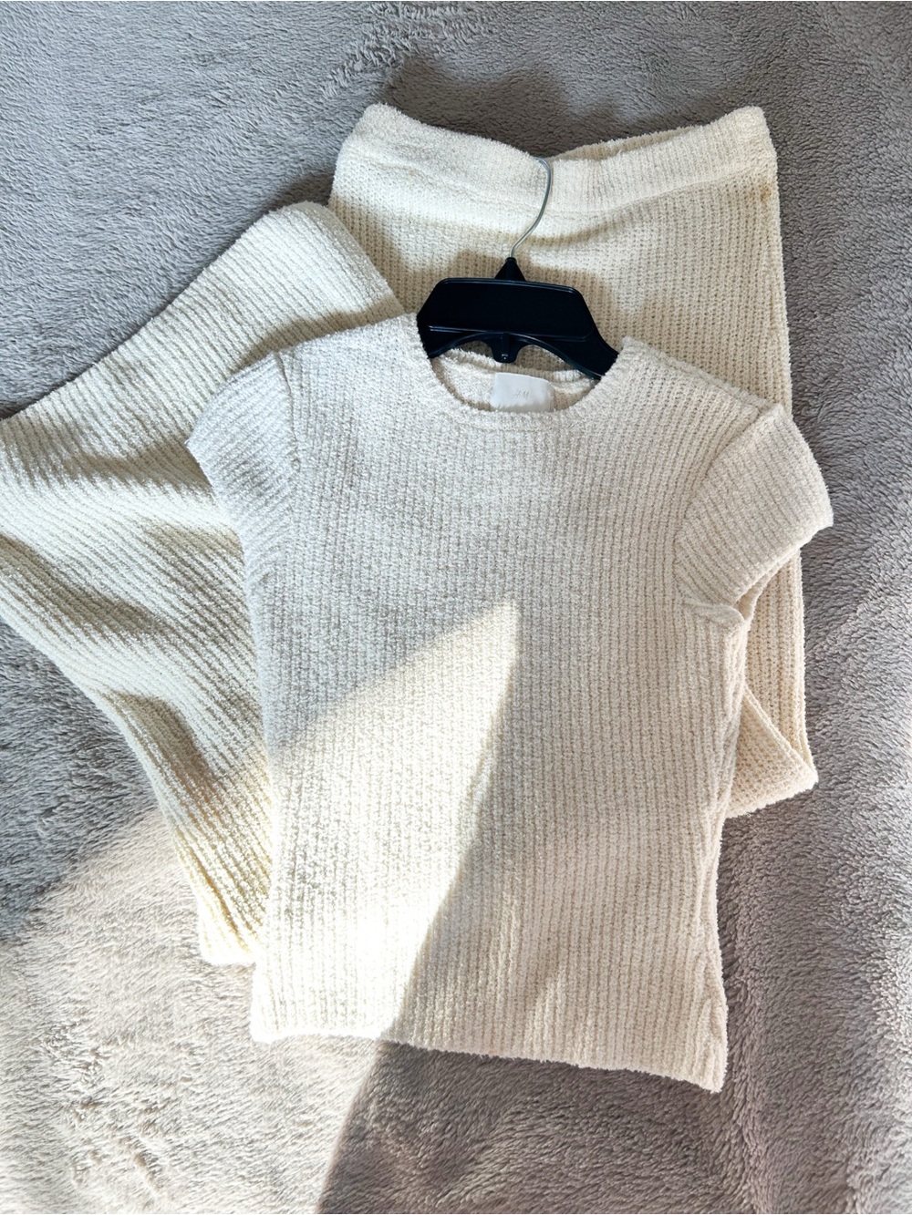 H&M Ribbed Top and Matching Skirt
